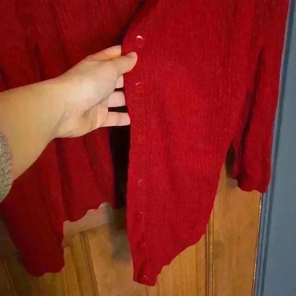 Red Cardigan - Picture 5 of 8
